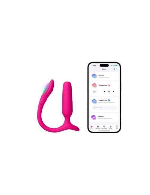 Lovense Lush Anal Pink - Wibrujący Plug Anal z Zdalnym Sterowaniem i Aplikacją Lovense Remote