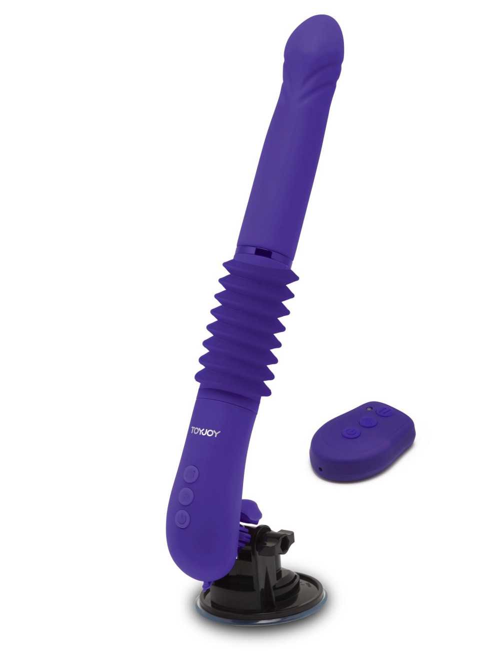 Magnum Opus Supreme Thruster 2 Purple - Ekskluzywny Wibrator 31 cm, Pilot bezprzewodowy, 4 tryby