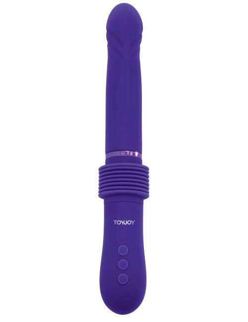 Magnum Opus Supreme Thruster 2 Purple - Ekskluzywny Wibrator 31 cm, Pilot bezprzewodowy, 4 tryby