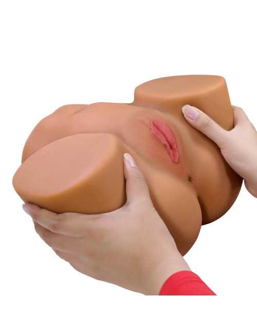 Crazy Bull Gretana – Masturbator 3D Realistyczny z Waginy i Wibracją, 30 cm, TPR