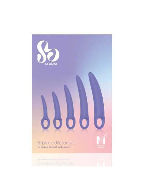 Zestaw dilatorów waginalnych z medycznego silikonu Embrace & Thrive - 5 szt.