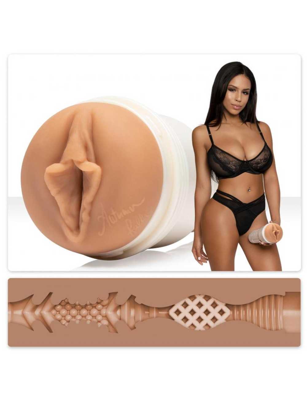 Fleshlight Autumn Falls Cream – Realistyczny masturbator waginy