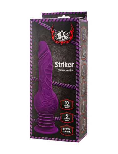 Mini sex machine Striker, MotorLovers with remote control, silicone, ABS, 23.5cm