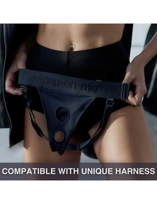 Strap-On Bez Wibracji - Semi-Realistic Bendable Pink, Rozmiar M