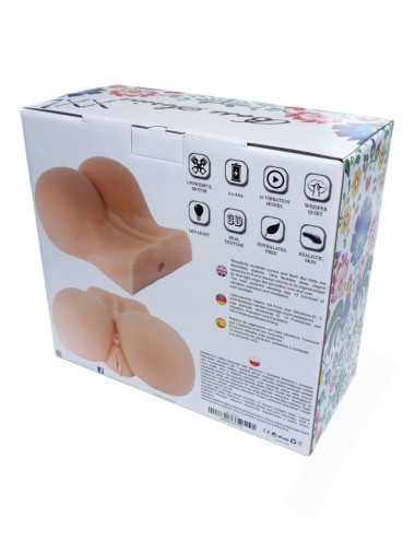 Masturbator-Vibrating Life-Sized Pussy & Ass XXL