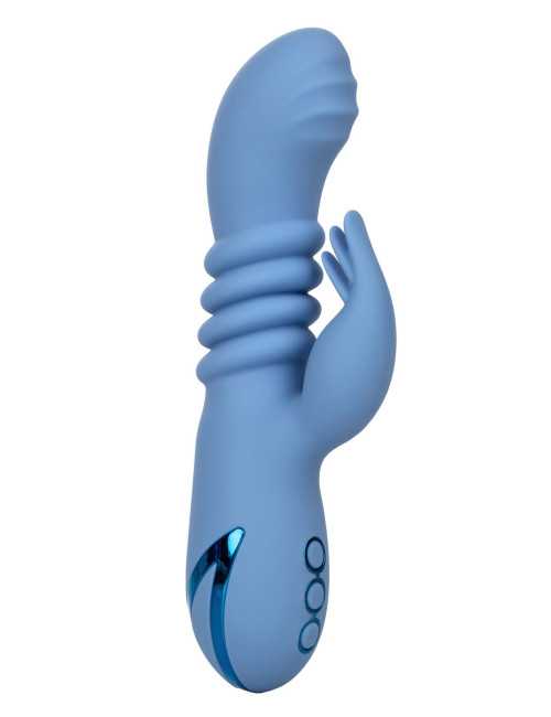 Santa Cruz Coaster Blue - Wibrator Króliczek Silikonowy, 10 wibracji, 3 prędkości, wodoodporny