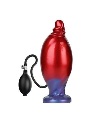 Power Monsters Shadow Behemoth – 22 cm Rippled Monster Silicone Dildo