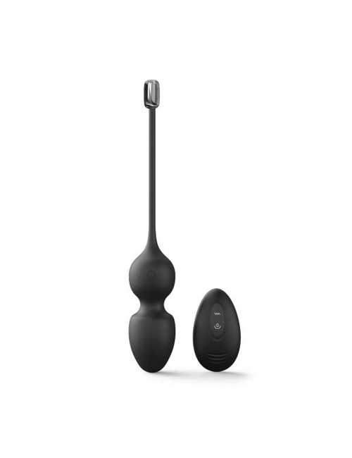 Dorcel Love Balls Black – Kulki gejszy z wibracją, trening Kegla, zdalne sterowanie, magnetyczny tech