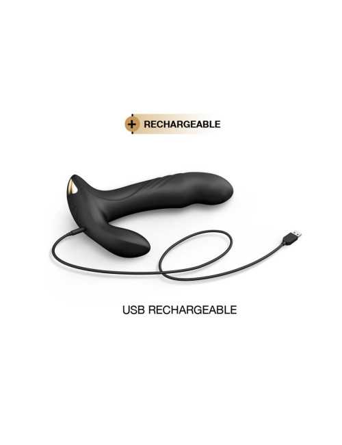 MULTI P-JOY 3w1 - masażer prostaty z 7 trybami wibracji, zdalny pilot, silikon