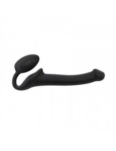 SEMI-REALISTIC BENDABLE STRAP-ON BLACK - S
