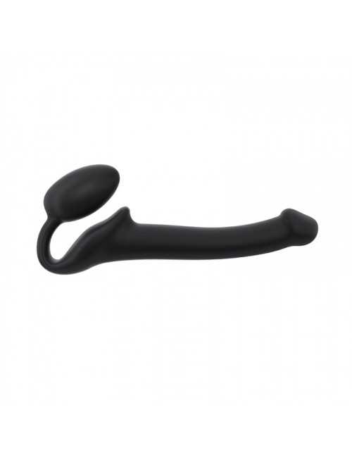 SEMI-REALISTIC BENDABLE STRAP-ON BLACK - S