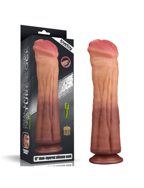 Lovetoy Nature Cock 12'' – Gigantyczne dildo z silikonu King Size