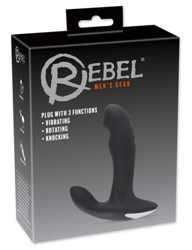 Rebel Plug 3F - Zabawka analna, masażer prostaty i krocza