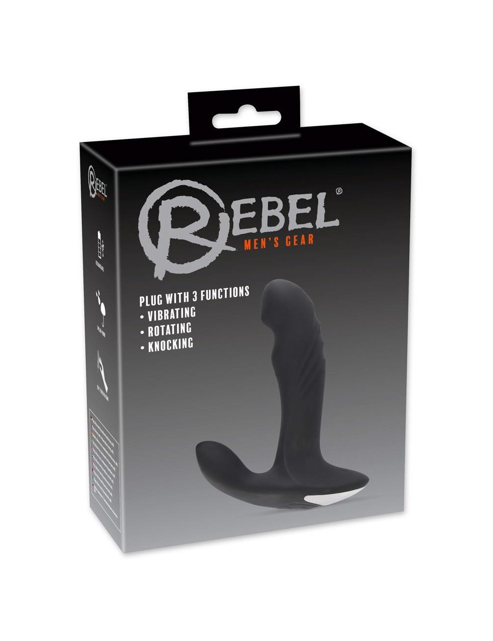 Rebel Plug 3F - Zabawka analna, masażer prostaty i krocza