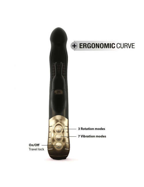 Dorcel Baby Rabbit Black & Gold 2.0 - Wibrator króliczek