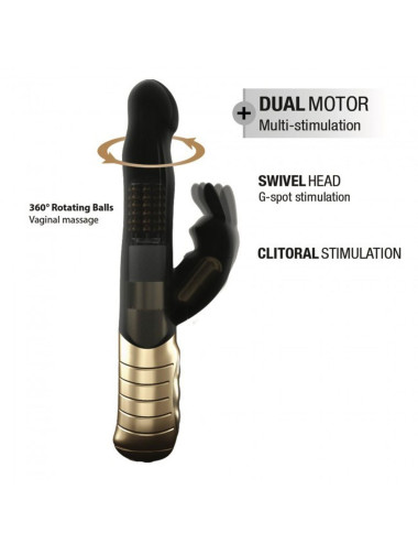 BABY RABBIT BLACK & GOLD 2.0 - RECHARGEABLE