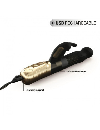 BABY RABBIT BLACK & GOLD 2.0 - RECHARGEABLE
