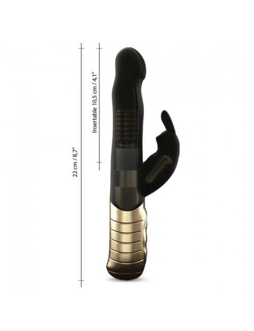 Dorcel Baby Rabbit Black & Gold 2.0 - Wibrator króliczek