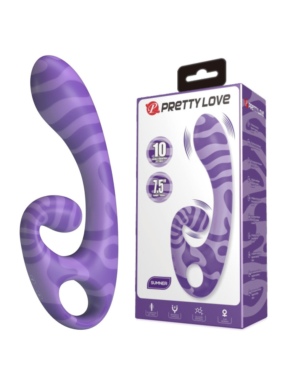 Pretty Love Sumner – Podwójny Wibrator Stymulujący dla Kobiet