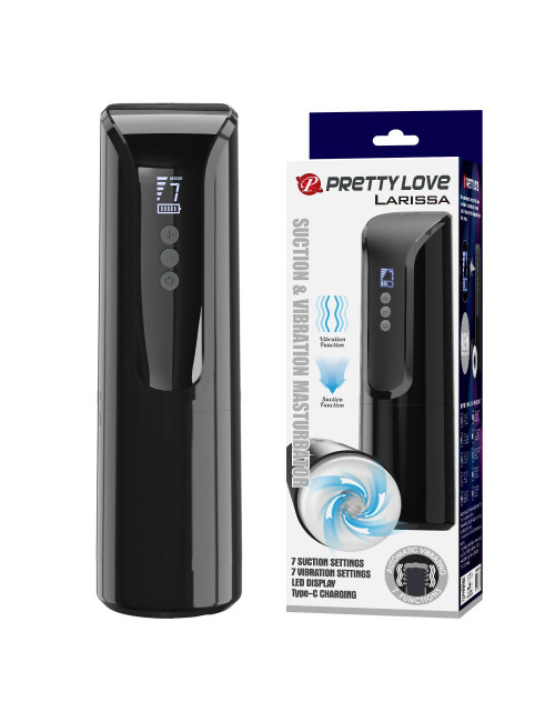 Pretty Love Larissa Masturbator Suction & Vibration - Zabawki Waginy i Masturbatory