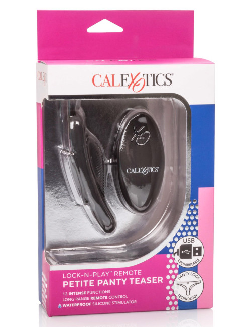 Remote Petite Panty Teaser Black – Stymulator wibrator do bielizny z pilotem, silikon medyczny, zabawki erotyczne