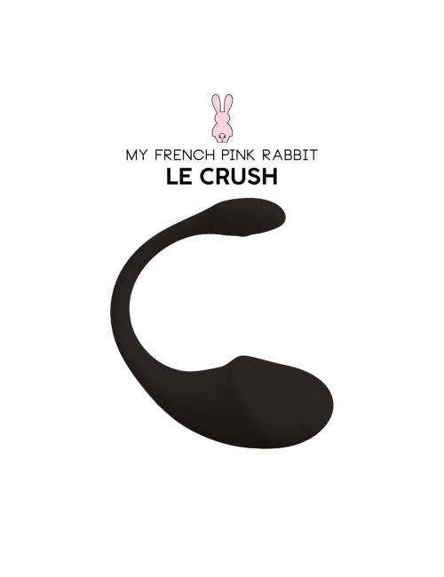 Le Crush Noir - Jajko wibrujące z aplikacją PLAYTOY