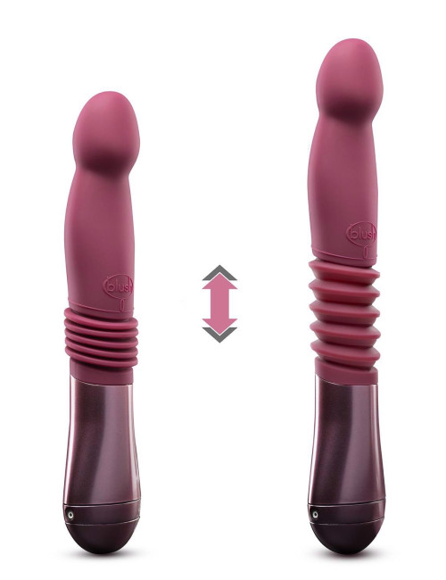 Blush Temptasia Trixie Thrusting Dildo - Wibrator z funkcją ruchu i punktu G