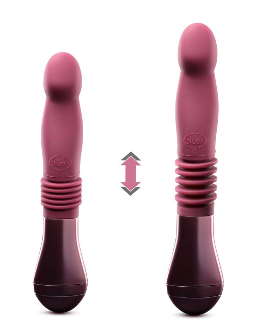 Blush Temptasia Trixie Thrusting Dildo - Wibrator z funkcją ruchu i punktu G