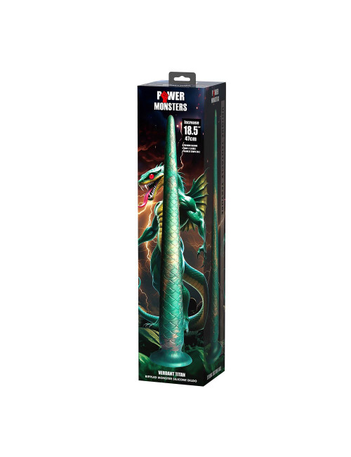 Power Monsters Verdant Titan - Gigantyczne Dildo 47 cm