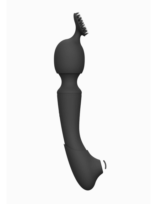 Stymulator-Nami Black - Wibrator dwustronny NG F1, masażer intymny, 2 silniki, wodoodporny