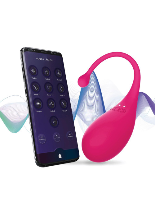 Palpitation Fuchsia - Jajko wibracyjne z aplikacją Ad Love