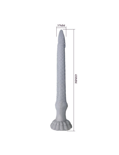 Power Monsters Basilisk – 43 cm Rippled Monster Silicone Dildo