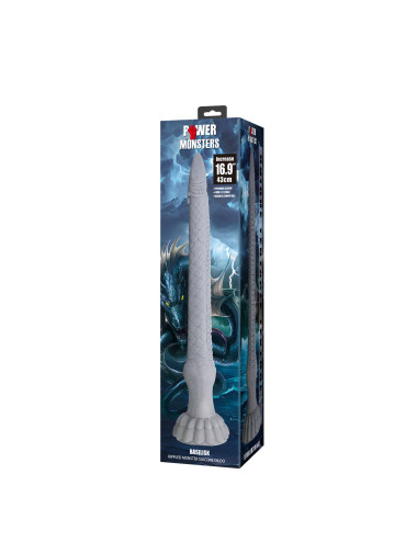 Power Monsters Basilisk – 43 cm Rippled Monster Silicone Dildo