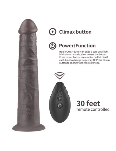 10'' Dual Layered Platinum Silicone Rotator