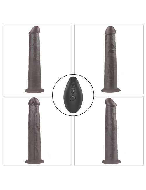 Lovetoy 10'' Dwuwarstwowy silikon platynowy Realistyczny Dildo Rotator – Zabawki, Realistyczne