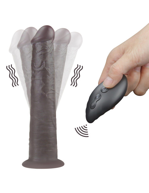 Lovetoy 10'' Dwuwarstwowy silikon platynowy Realistyczny Dildo Rotator – Zabawki, Realistyczne