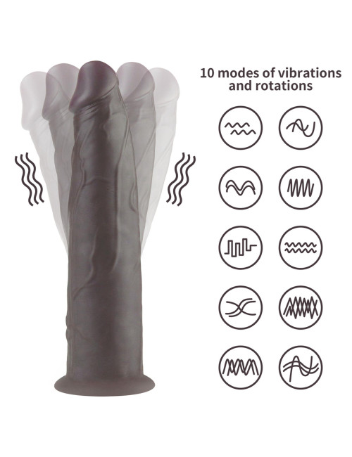 Lovetoy 9" Realistyczne Dildo z Rotacją i Pilotem