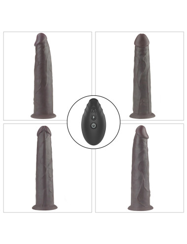9.0'' Dual Layered Platinum Silicone Rotator