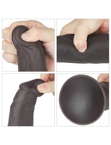 9.0'' Dual Layered Platinum Silicone Rotator