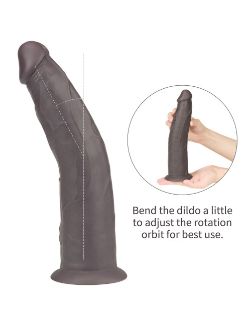 Lovetoy 9" Realistyczne Dildo z Rotacją i Pilotem
