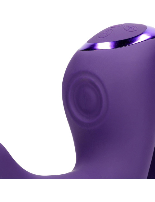 Vive Riko Wibrator Punktu G z 3 Silnikami USB Fioletowy