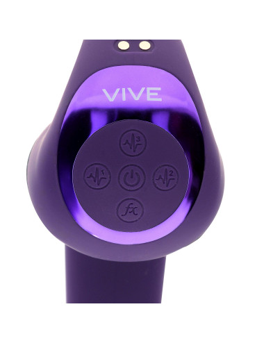 Riko - Rechargeable Triple Action Vibrator with Advanced Finger Motion & Pulse Wave Stimulator – Purple