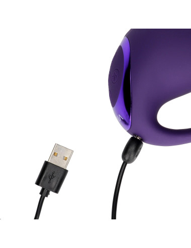 Riko - Rechargeable Triple Action Vibrator with Advanced Finger Motion & Pulse Wave Stimulator – Purple