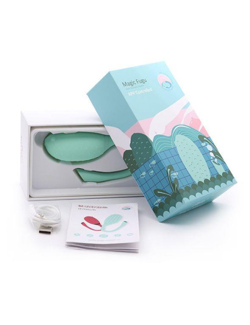 Magic Motion Fugu Smart Wearable Wibrator z Aplikacją Zielony
