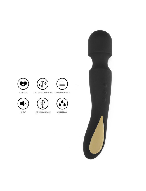 Zenith Massager Black - Wibratory i Masażery Silicone, Zabawki dla Kobiet i Par