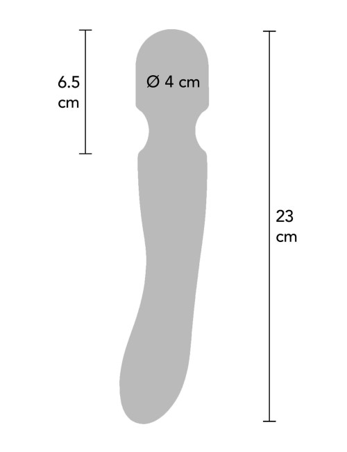 Zenith Massager Black - Wibratory i Masażery Silicone, Zabawki dla Kobiet i Par
