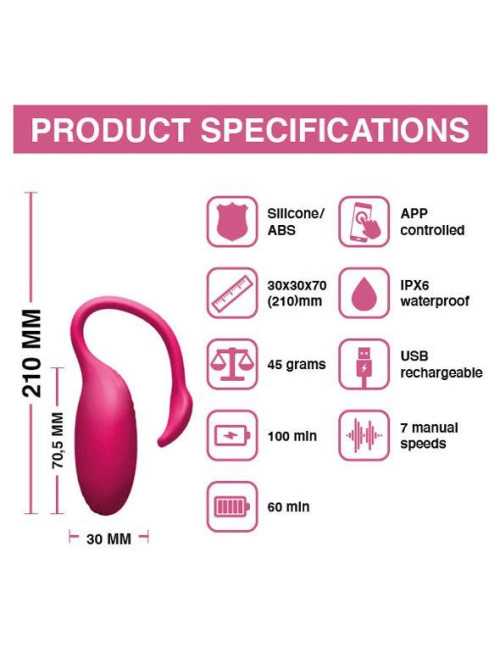 Magic Motion Flamingo Wibrator Bullet z Aplikacją Bluetooth