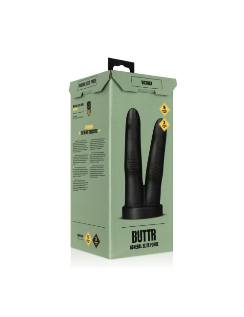 BUTTR Victory Double Finger Butt Plug - Zabawki Dildo Podwójne