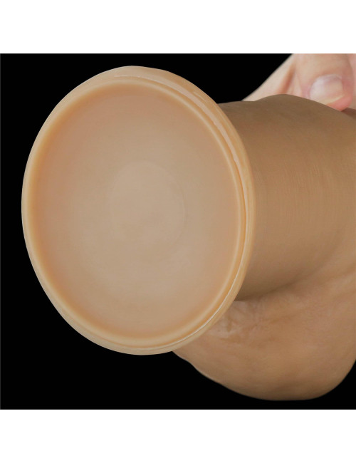 12-calowe Dildo Realistyczne z Uchwytem – Dwuwarstwowy Silikon Platynowy, Przyssawka 7,9 cm