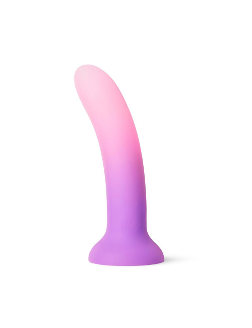 Ombre Dildo Silikonowy 15 cm - Żelowy, Przyssawka, Bezpieczny dla Ciała